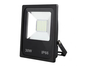 Fabrilamp dacita projecteur led extérieur 30 w, 2 700 lm, 6500 k, ip66, noir