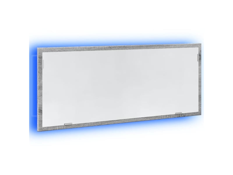  Miroir de salle de bain, miroir de toilette à led sonoma gris bois d'ingénierie cf62519  - Conforama C