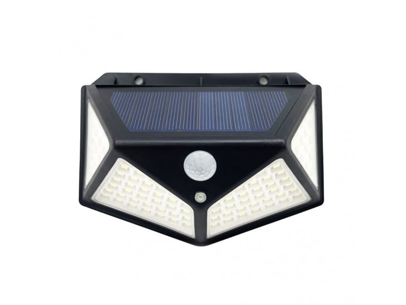 Applique extérieure solaire led fabrilamp kira 450 lm 6000 k ip65 détecteur mouvement noire 166661009 - Conforama A