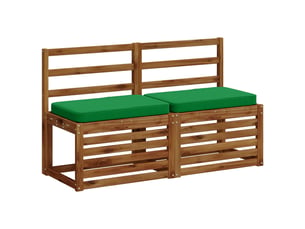 Coussin de banc, coussin d'assise, coussin pour chaisecanapé 1 pièce vught 100 % polyester vert cf52370