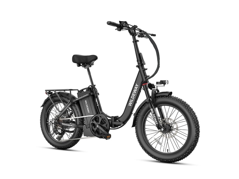 Vélo électrique pliable cadre ouvert wildeway fw11s, 48v 35ah, pneus 20, noir - Conforama A