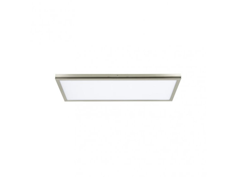  Panneau led en saillie fabrilamp tivoli 72 w 6120 lm 6500 k nickel 2,5 x 30 x 90 cm 162489003 - Conforama C