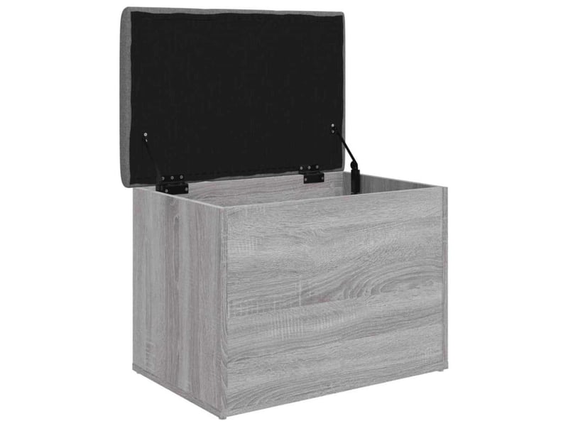  Banc chambre, banc de rangement sonoma gris 62x42x45 cm bois d'ingénierie  - Conforama A