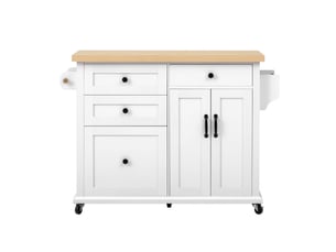 Desserte 2 portes 4 tiroirs coloris blanc mdf