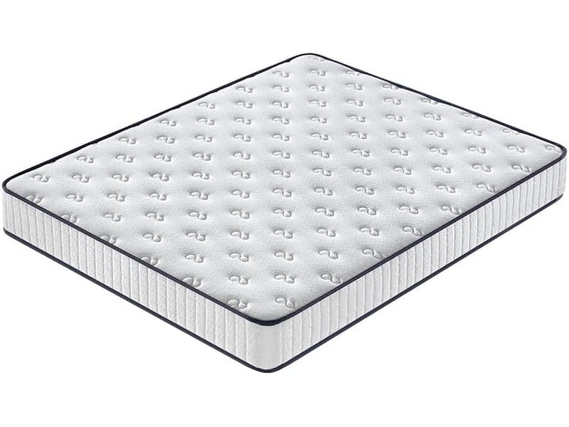  Ensemble matelas en mousse + sommier avec lattes larges 140x190cm, epaisseur du matelas 22cm  - Conforama C