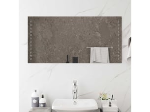 Miroir de salle de bain, miroir de toilette led transparent 100 x 50 cm cf62566