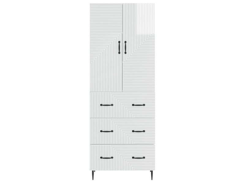  Ensemble de meubles 2 pcs, rangement de salon 66 x 34,5 x 90 cm bois d'ingénierie shl4103  - Conforama E