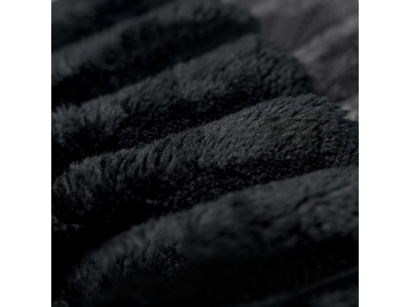  Canapé velours côtelé noir 180 cm – 2 places, assise profonde, modulaire, sans montage, mousse, salon et chambre  - Conforama D