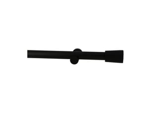 Kit tringle à rideaux en bois avec embout conique d28mm 200 cm