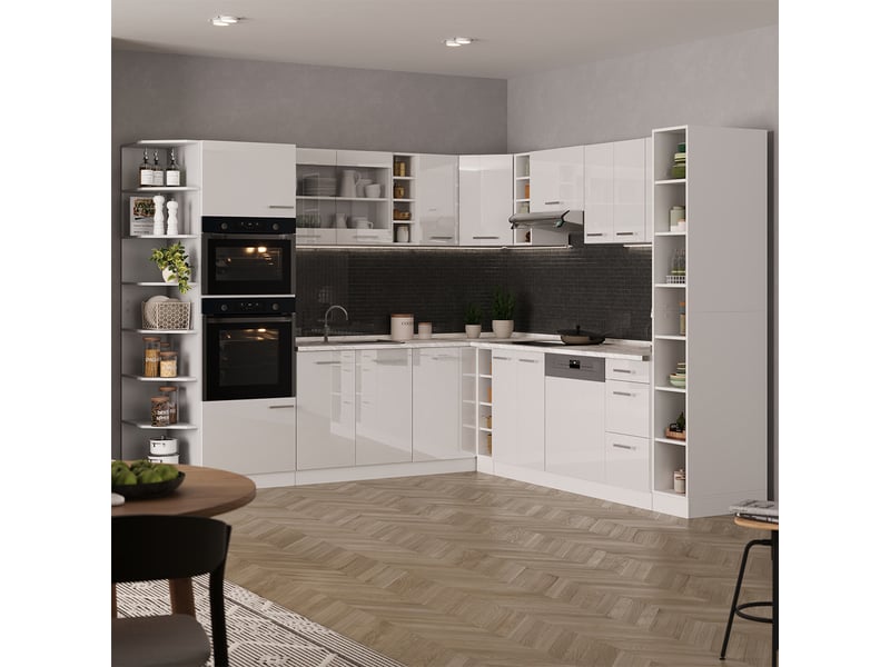 Vicco etagère de cuisine, blancblanc, 20cm avec 7 compartiments - Conforama D