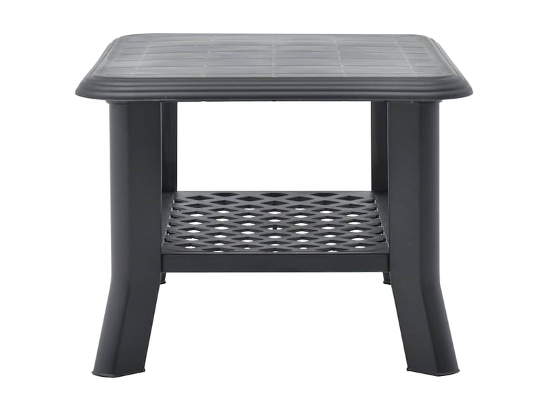  Table basse | table d'appoint salon anthracite 90x60x46 cm plastique  - Conforama D