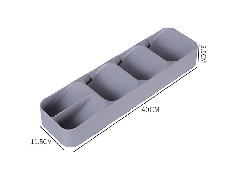  Boîte de rangement pour couverts compacte plateau de tiroir pour couverts meilleurs couteaux de cuisine organisateur de rangement pour ustensiles DAE-002984 - Conforama D
