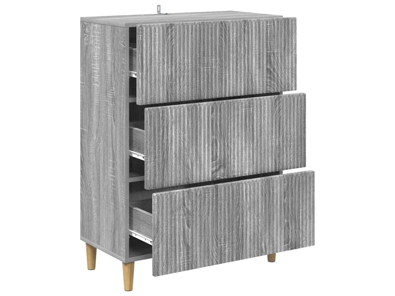 Armoire de rangement bureau, armoire à tiroirs 66 x 34,5 x 90 cm bois d'ingénierie shl1863 - Conforama E