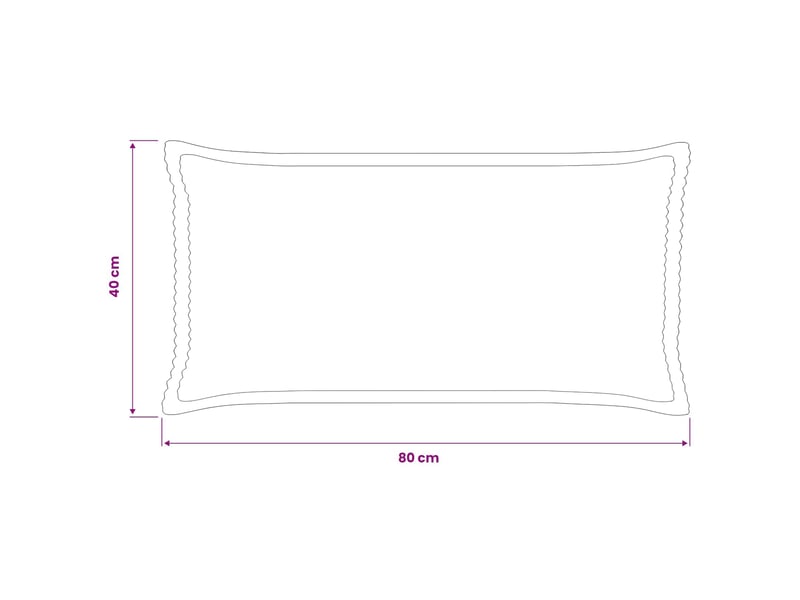 Lot de 2 housses de coussin houten vert 40 x 80 cm velours côtelé cf49383 - Conforama E