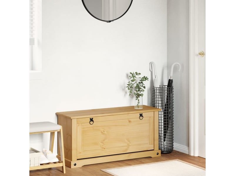  Meuble à chaussure, armoire à chaussures corona 99x32x47 cm bois de pin massif  - Conforama C
