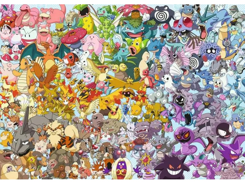  Puzzle 1000 p - pokemon poster 12.000.460 - Conforama B