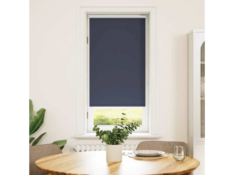 Store enrouleur occultant, store à rouleau 44,4 x 100 cm, largeur du tissu 40 cm, bleu marine cf45457 - Conforama B