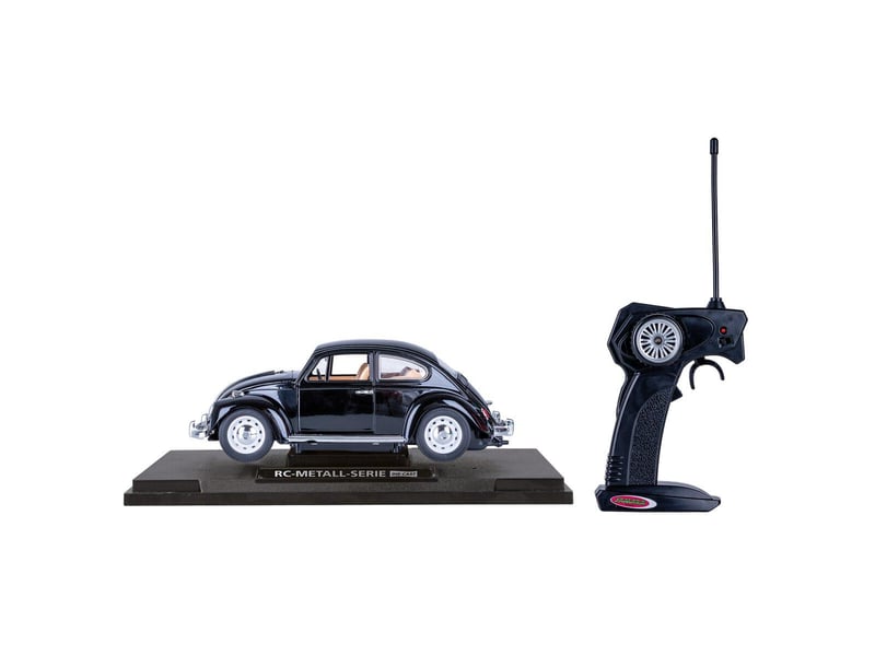  Vw käfer rc diecast 1:18 noir 27mhz 402700 - Conforama D