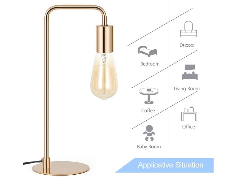  Lampe de table col de cygne moderne lampe de chevet lampe de bureau  - Conforama D