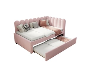 Lit 2 places 140x200 cm PHOEBE CAT   coloris rose