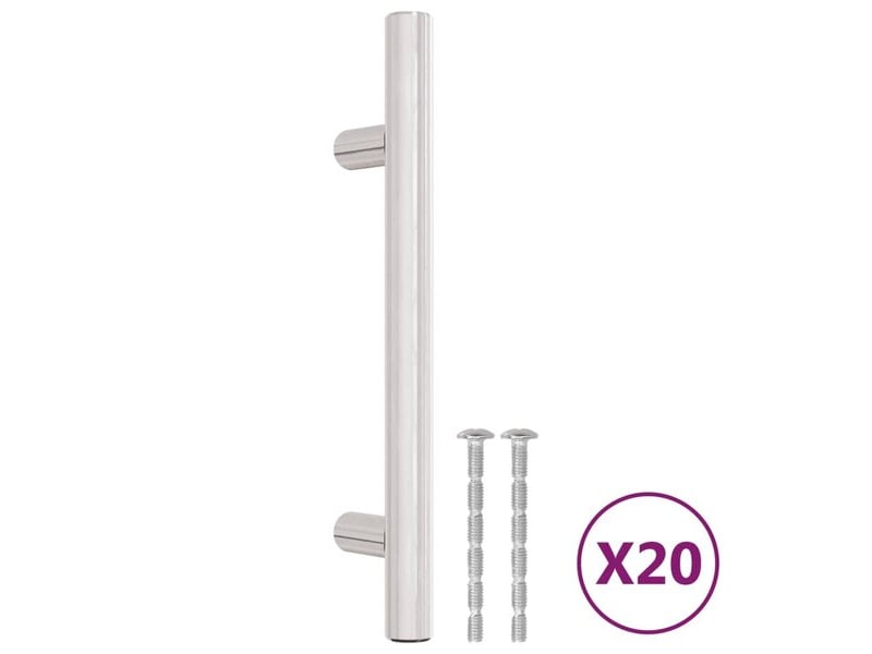  Tirant d'armoire vidaxl, 96 mm, argenté  - Conforama C