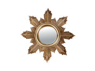 Miroir arrondi(e) à fixer coloris doré <strong>EMDE</strong> <strong></strong> - 16 cm x 16 cm