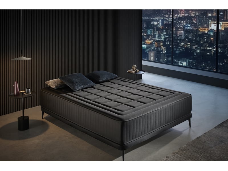  Matelas viscosoft magnum black - 110x190 cm - fermeté medium- moonia  - Conforama B