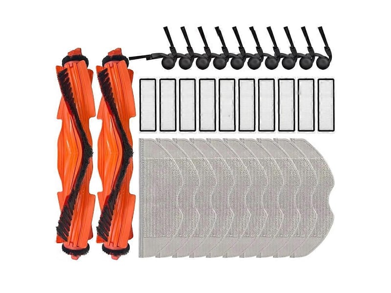  For xiaomi s40 ov81 robot vacuum cleaner accessories main side brush mop cloth filter replacement spare parts  - Conforama A