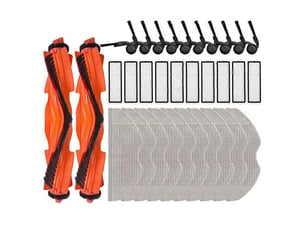 For xiaomi s40 ov81 robot vacuum cleaner accessories main side brush mop cloth filter replacement spare parts