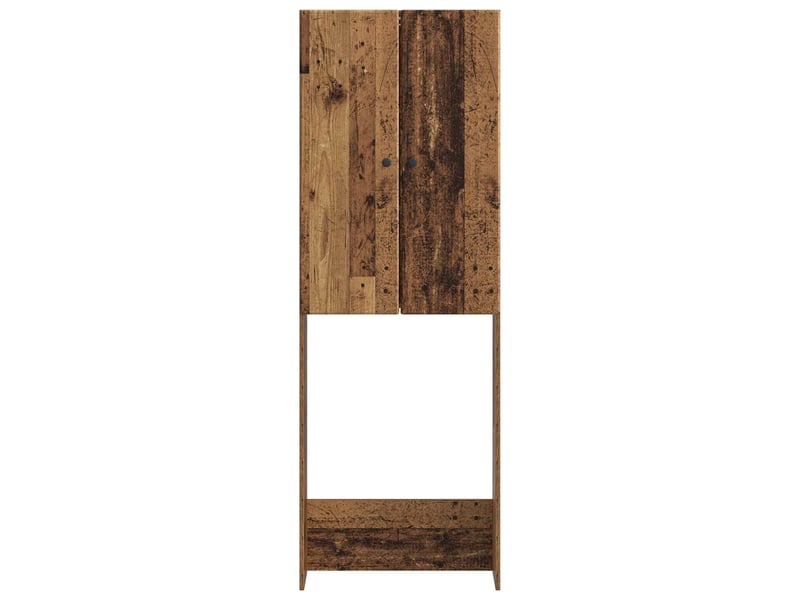 Armoire de toilette, meuble de toilette breda bois ancien 66x25.5x190 cm - Conforama E