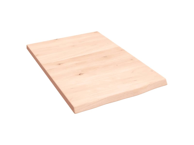  Comptoir de salle de bain, plan de travail 40x60x2 cm bois massif non traité cf65735  - Conforama A