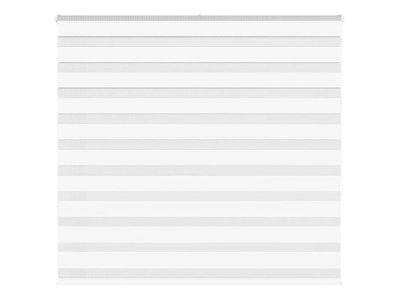 Store zèbre, store de fenêtre blanc 155x150 cm largeur du tissu 150,9cm polyester cf48384 - Conforama B
