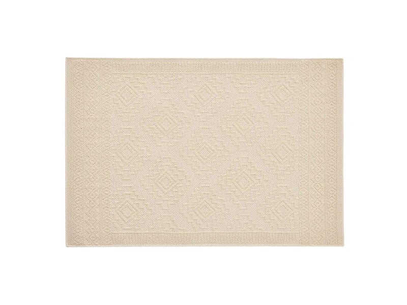  Tapis tissé relief canyon 120x170cm naturel  - Conforama A