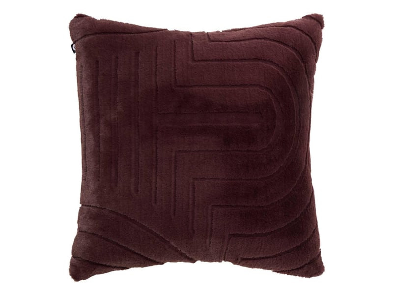  Coussin imitation fourrure arka 45x45cm marron ARKA - Conforama A