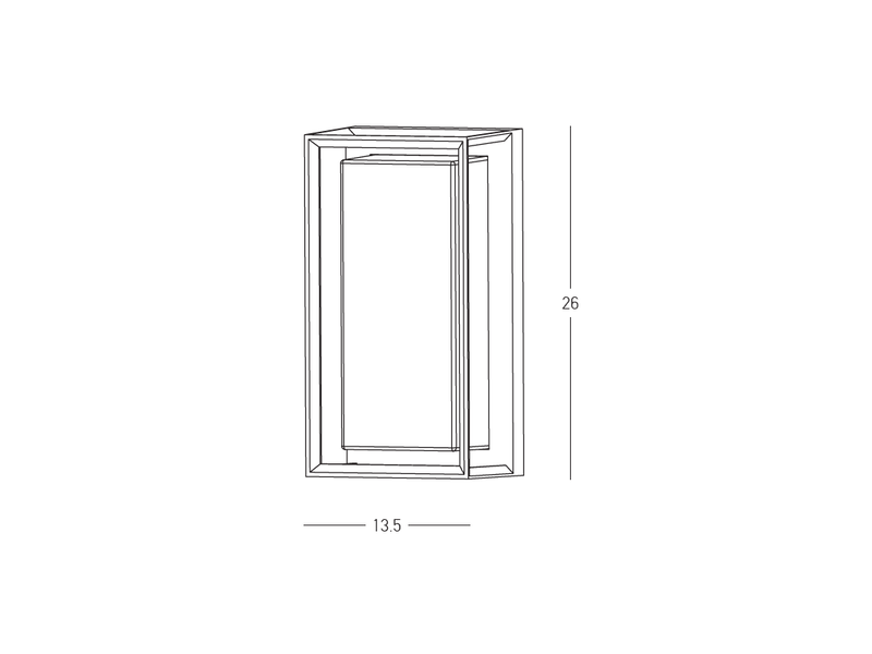  Zambelis zambelis applique murale d'extérieur zambelis, diffuseur graphite fumé, 1 douille e27, ip54  - Conforama C