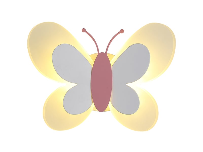 Applique murale led 16w  créative papillon pour chambre enfant couloir escalier lumière chaude  - Conforama A