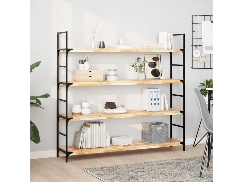  Dessus de table, plateau de table 120x30x4 cm rectangulaire bois massif d'acacia  - Conforama C