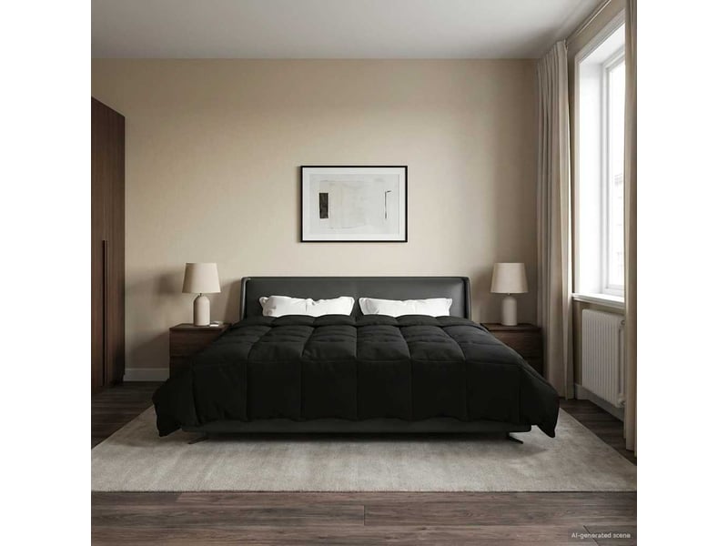  Duvet d'hiver - couette 200 x 200 cm hiver - couette microfibre (100% polyester)  - Conforama B