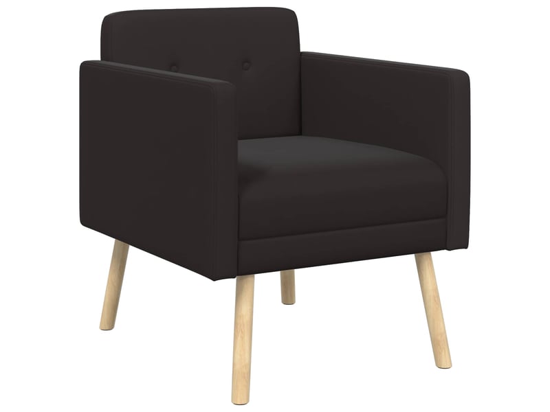  Vidaxl fauteuil d'appoint noir velours  - Conforama D