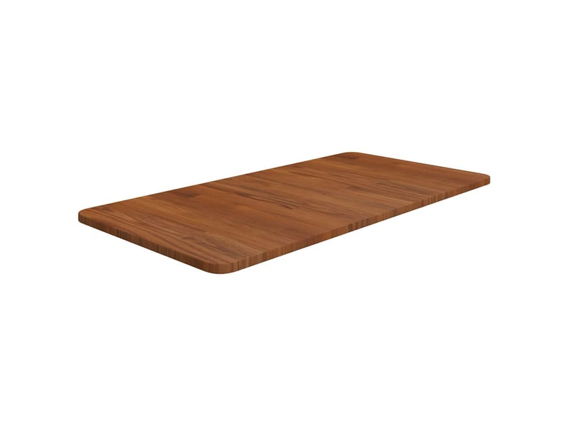  Comptoir de salle de bain, plan de travail marron foncé 80x40x1,5 cm bois traité cf65850  - Conforama B