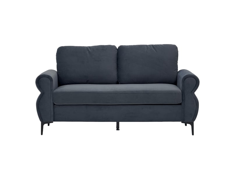 Canapé 2 places ulevr fixe 173,5 cm gris foncé, ressorts ensachés et housses amovibles  - Conforama A