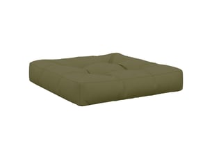 Coussin de siège, coussin d'assise 1 pièce vianen 100 % polyester vert olive cf55797