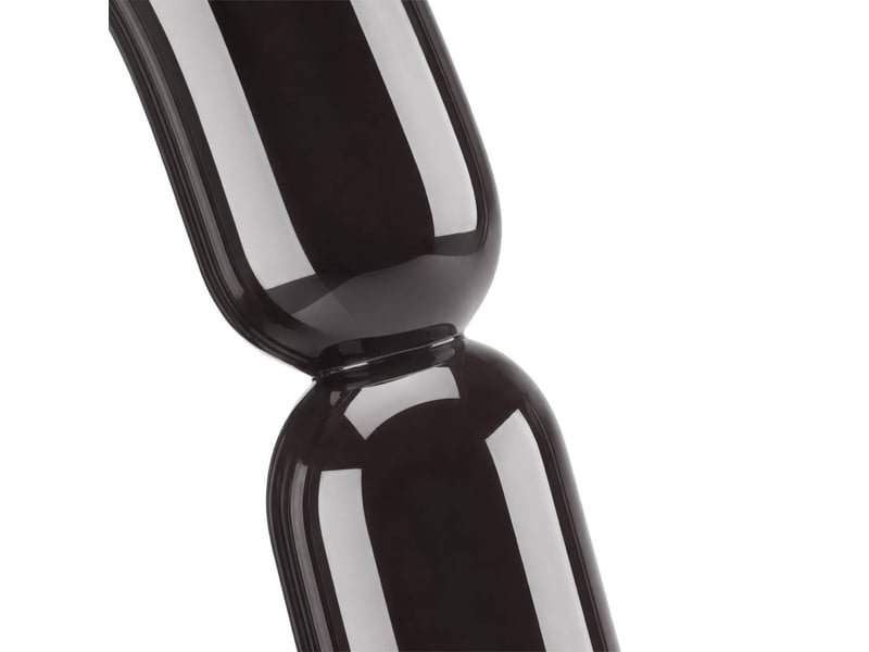  Miroir ovale finition glossy 160cm noir - ada  - Conforama C