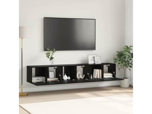 Meuble tv coloris noir 1 cm <strong></strong>  <strong></strong>