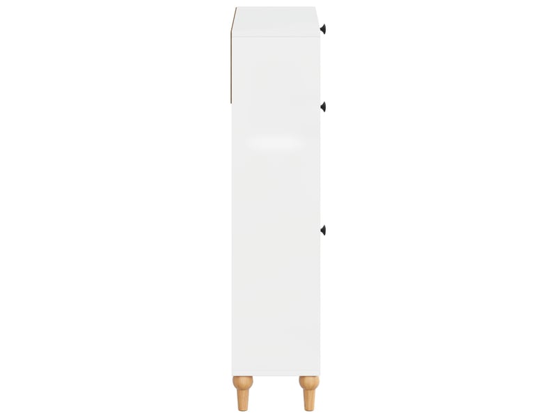  Meuble à chaussure, cabinet à chaussures alkmaar 78x24x103 cm bois d'ingénierie shl3659  - Conforama E