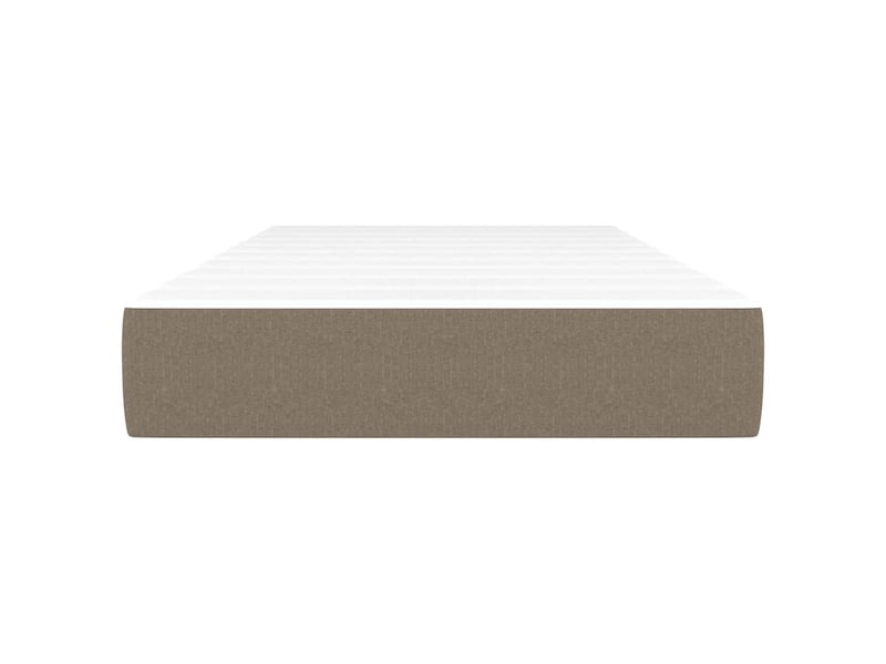  Matelas de lit à ressorts ensachés fermeté moyenne taupe 100x200x20 cm tissu  - Conforama C