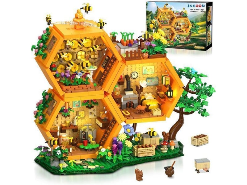  Jeu de construction maison des abeilles 1704 pieces abs avec led 151498_AABSG90824_6_DROPFR - Conforama A