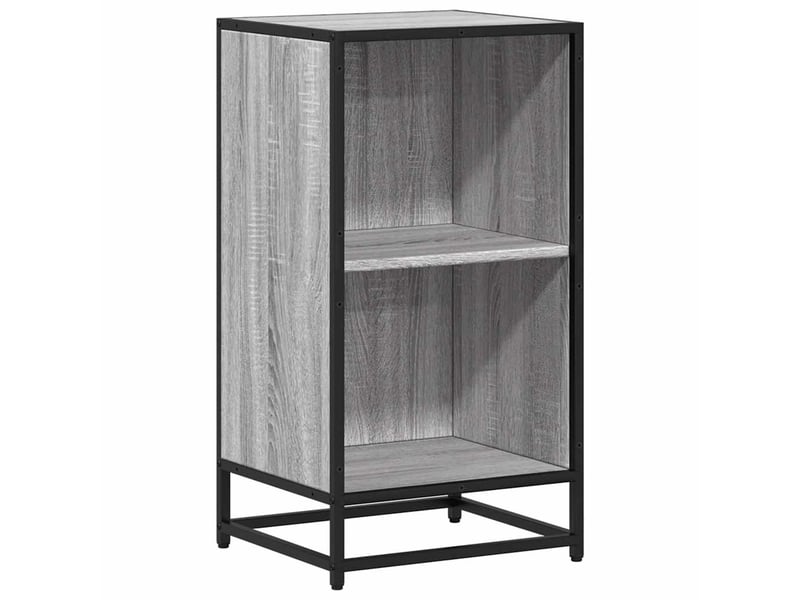  Bibliothèque, meuble de rangement salon sonoma gris 40x35x76 cm bois d'ingénierie  - Conforama A