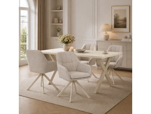 Ensemble table rectangulaire  4 chaise(s)  <strong>GOEURVANT</strong> <strong></strong> 