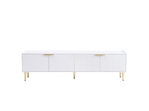 Meuble tv coloris blanc 170 cm